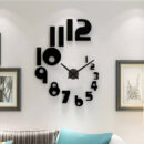 Decorative 3D Diy Wall Clock for home (H-08)